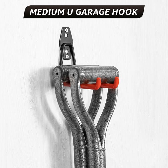 40 Pack Garage Hooks, Heavy Duty Steel Wall Mount Utility Hangers - Image 6