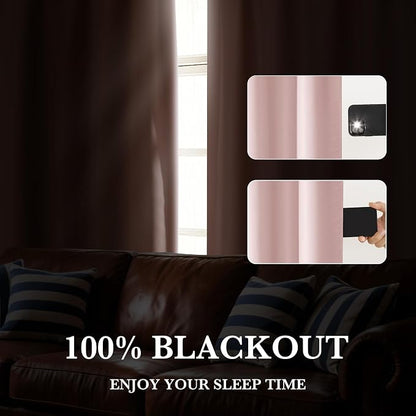 RYB HOME 100% Blackout RV Camper Curtains, Thermal Insulated Total Room - Image 5