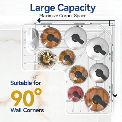 YASONIC Shower Caddy Corner, No Drilling Shower Organizer Corner - Image 3