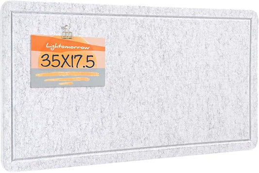 Bulletin Board, 35 x 17 1/2 inches Felt Board by Lightomorrow