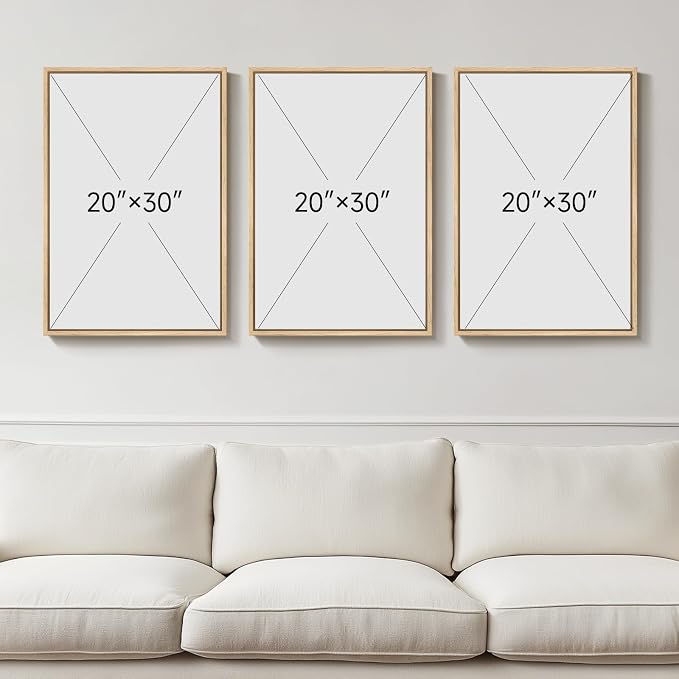 Framed Large Matisse Wall Art for Living Room, 3 Piece Vintage Sage Green - Image 5