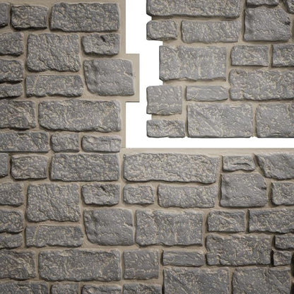 EverStone Cobblestone Faux Stone Panel, Birch Color - Image 9