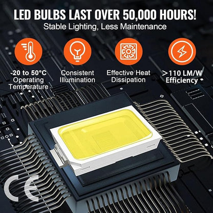 5-Hexagon LED Garage Light, 240W 24800LM Honeycomb Ceiling Light - Image 3