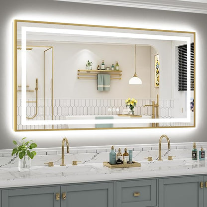 66x36 Inch LED Bathroom Mirror by Briivuemodernmirrors