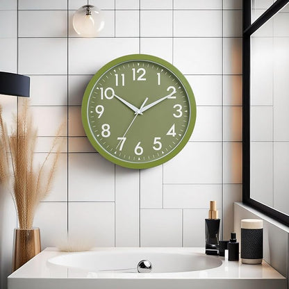 DAXSMY Wall Clock Analog 10 Inch Simple Silent Non Ticking Battery Operated - Image 6