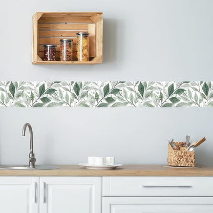 HOMETITUTE Wallpaper Border 4x196 Inch Peel and Stick PVC Wall Border Wallpaper - Image 4