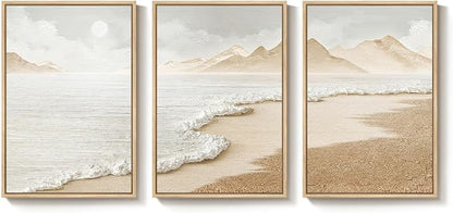 Framed Boho Coastal Beach Wall Art - Image 9