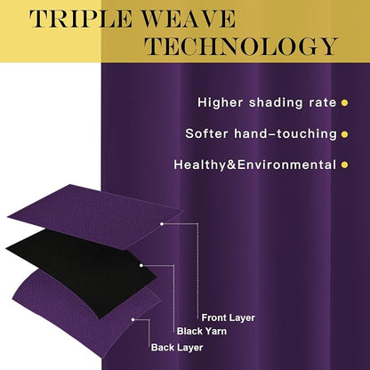 NICETOWN Blackout Curtain Drape - Image 3