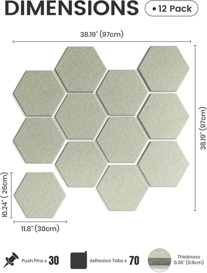 Fluxynara Hexagon Cork Board Alternative - Image 2