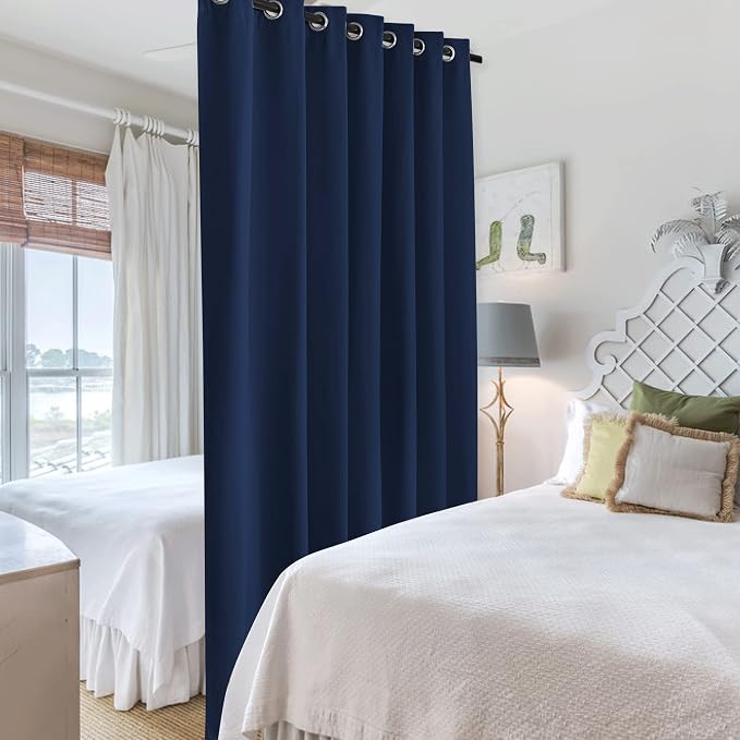 RYB HOME Privacy Curtain for Sliding Glass Door, Light Block Noise Reduce - Image 4