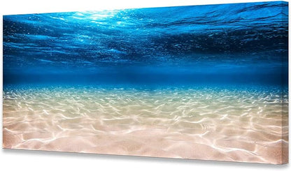 S00775 Print Artwork Blue Ocean Sea Wall Art Canvas Prints Picture Seaview by Cao+Gen+Decor+Art
