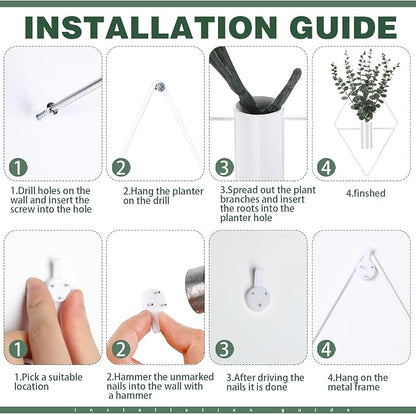Jexine 8 Pcs Hanging Planters - Image 3
