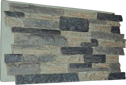 Ekena Millwork 49"W x 25 1/2"H x 1 1/4"D Acadia Ledge Stacked Stone, StoneWall by EkenaMillwork