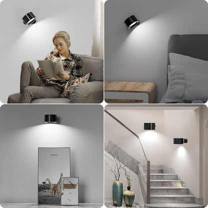 Koopala 2PCS Rechargeable Battery Operated LED Wall Lamps, Wall Mounted Lights - Image 5