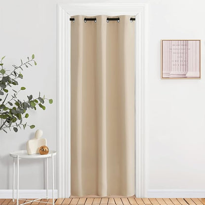 NICETOWN Door Screen Cover for Air Conditioner Room, Insulated Faux Accordion by NICETOWN