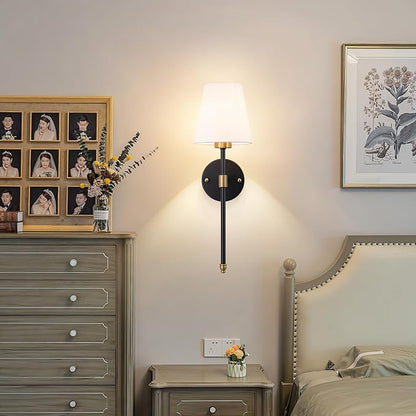 Peel and Stick Wall Sconces, Stick On Wall Sconce Set of 2, Battery Operated - Image 9
