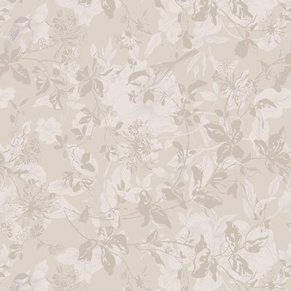 Heroad Beige Brown Wallpaper Floral Wallpaper Peel and Stick Boho Contact Paper by HeroadBrand