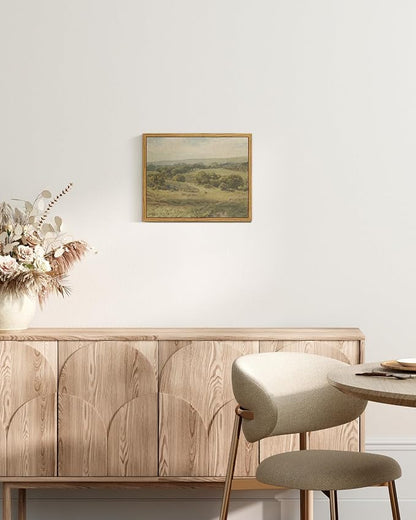 InSimSea Framed Canvas Wall Art, Vintage Landscape Art - Image 3