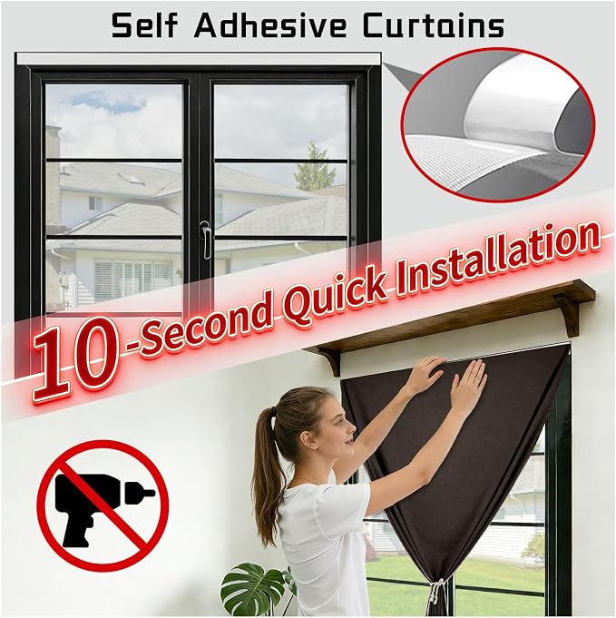 Magic Tape 100% Blackout Curtain - Image 3