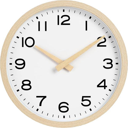 AKCISOT Wall Clock, Boho Kitchen 10 Inch Wall Clocks Battery Operated Non by Akcisot