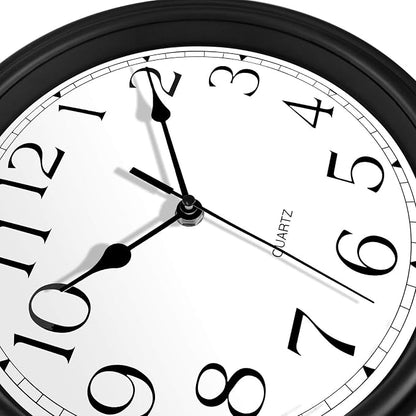 Foxtop Silent Non-Ticking Round Classic Clock Retro Quartz Decorative Battery - Image 6