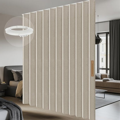 100% Blackout Room Divider Curtains Screen Partitions by AJAZZ