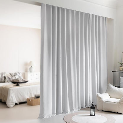 Extra Wide Room Room Divider Curtains, Theater Living Room Bedroom by KNEOQIT