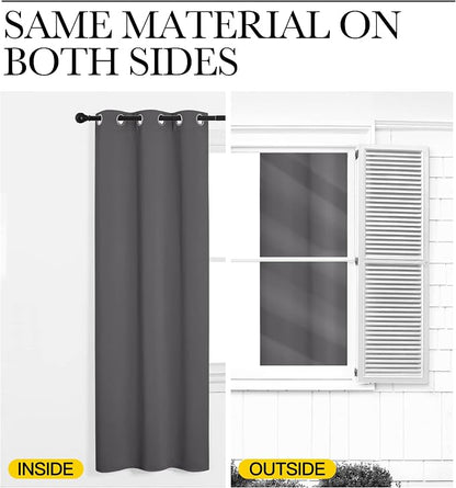 NICETOWN Doorway Curtain Privacy, Door Cover Curtain, Sound Reducing Winter - Image 6
