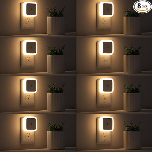 Sujeet Night Light, Night Lights Plug into Wall 8-Pack, Nightlight Plug in by Sujeet