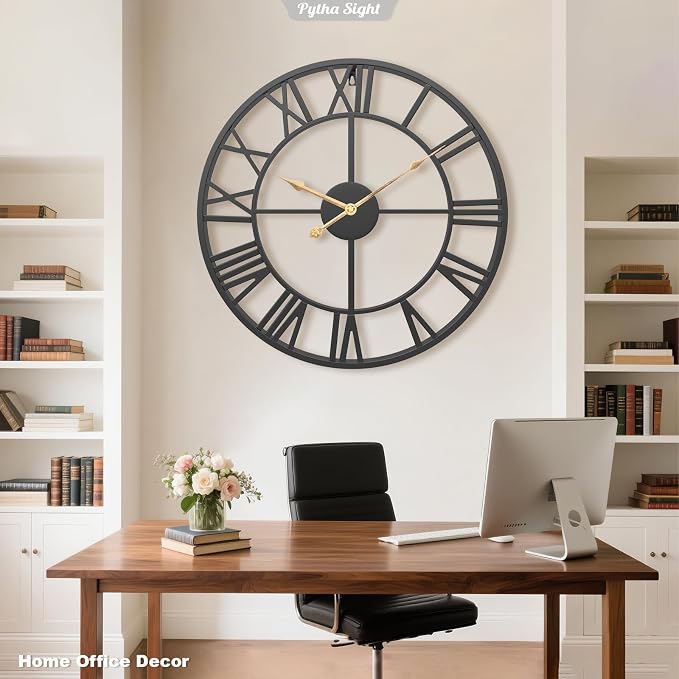 Pytha Sight 29.5 Inch Extra Giant Large Wall Clock, Oversized Modern Decorative - Image 6
