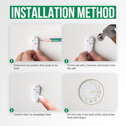 Wall Clock Modern Non-Ticking Battery Operated Silent Wall Clocks Simple Style - Image 9