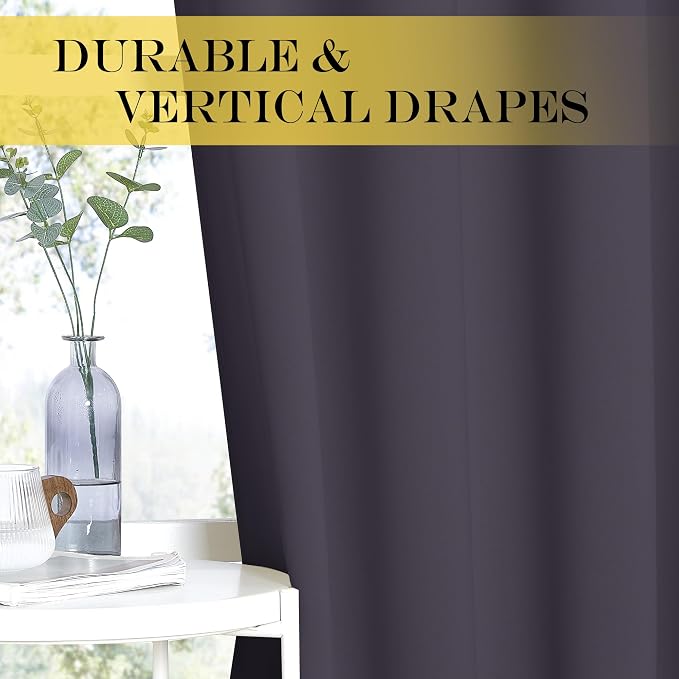 NICETOWN Room Darkening Short Curtain 54 inches Long - Image 3