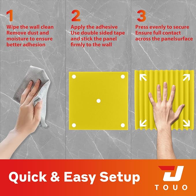 24 Pack Acoustic Panels – Sound Proof Foam Panels - Image 8