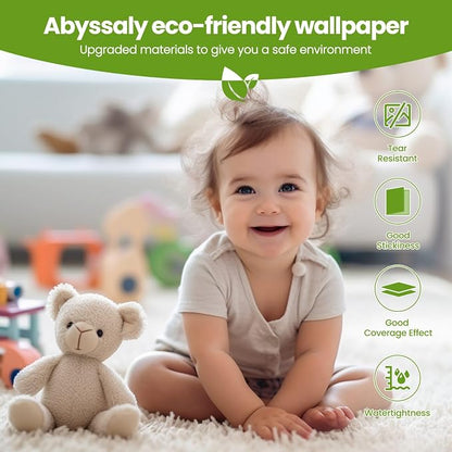 Abyssaly White Wallpaper Peel and Stick White Contact Paper - Image 3