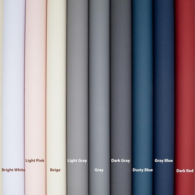 Yancorp 16"x120" Matte Dark Gray Contact Papaer Peel and Stick Wallpaper Vinyl - Image 5