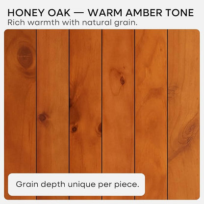 Homeforia Oak Floating Shelves 30 inch Long, High End Solid Real Wood 30inch - Image 8