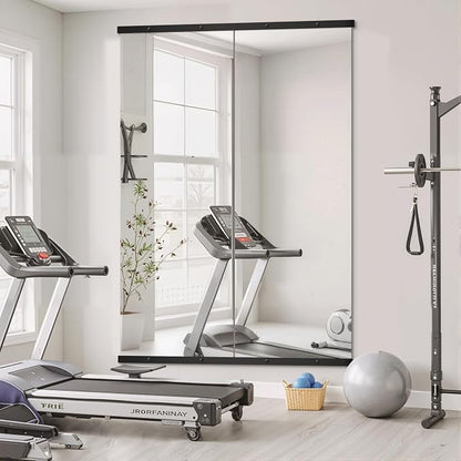 TRAHOME Home Gym Mirror for Wall, Glass Frameless Body Large Mirror for Home Gym - Image 2
