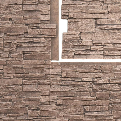 EverStone Canyon Ridge Faux Stone Panel, 45 3/4"W x 24 1/2"H x 1 1/4"D - Image 9