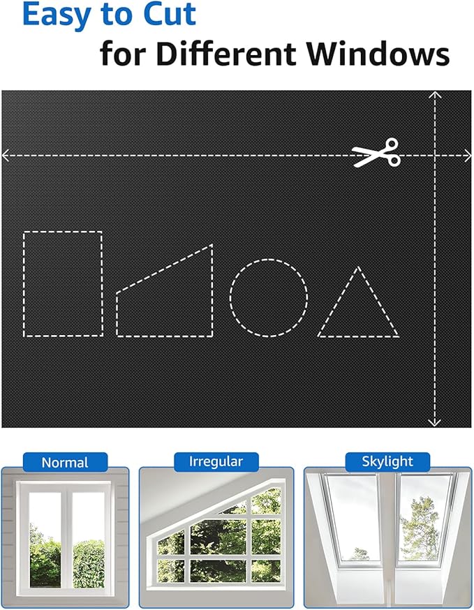 Sumobaby Blackout Curtains for Bedroom Portable 13"x68", No Drill Blackout - Image 4