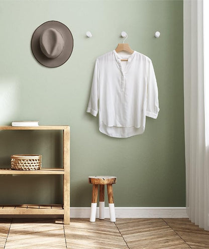 NAUMOO Wooden White Wall Hooks - Image 7