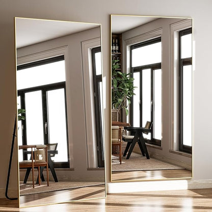 GLSLAND 71"x31" Full Length Mirror Extra Large Hanging or Leaning Rectangle - Image 5