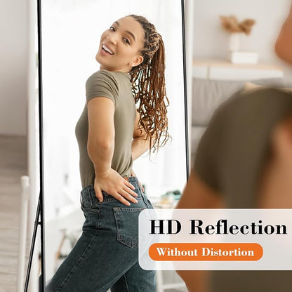 Sweetcrispy 58"x19" Full Length Mirror, Leaning or Standing Full Body Mirror - Image 3