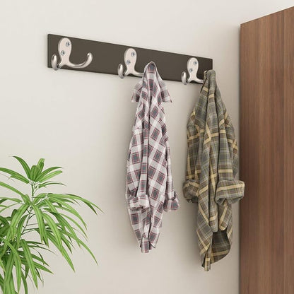 IBosins 8 Pack Heavy Duty Double Prong Coat Hooks Wall Mounted - Image 7