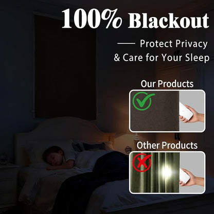 Self-Adhesive Total 100% Blackout Window Treatment - Image 2