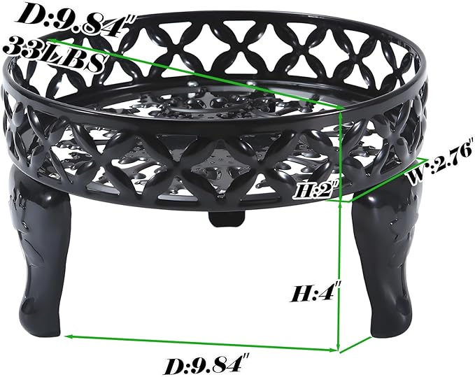 Black Plant Stand Indoor, Metal Plant Stands Outdoor, Anti-Rust Planter Stands Plant Shelf, Flower Pot Stand for Multiple Plants, Display Shelves Potted Plant Holders for Garden Patio Decor