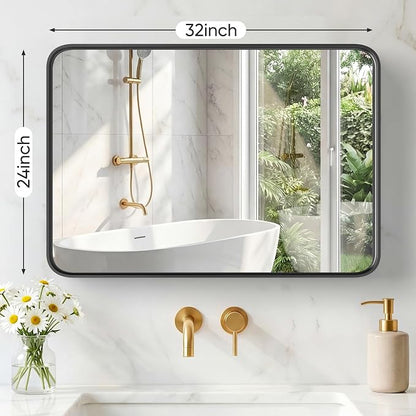 NEWBULIG 24X32 Inch Bathroom Mirror - Image 2