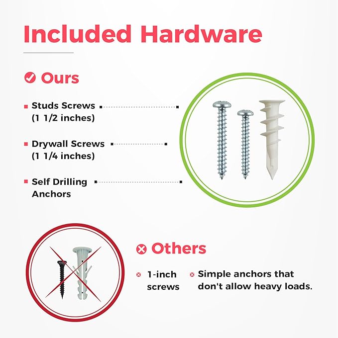 TIDYME Garage Wall Organizer | 32" Heavy-Duty Tool Storage Rack | Adjustable - Image 4