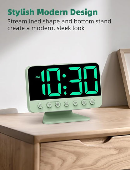 Odokee Digital Alarm Clocks for Bedrooms: Large Bold Number 5 Brightness Dimmer - Image 7