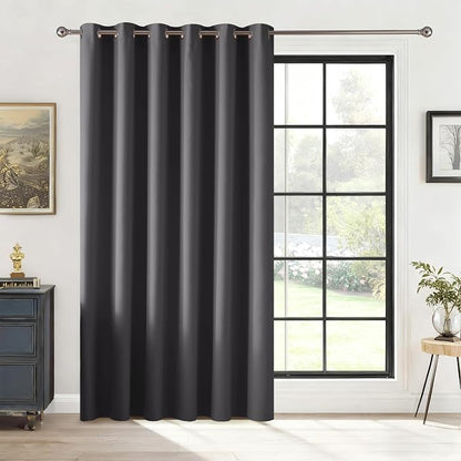 RYB HOME Blackout Thermal Insulated Curtains, Portable Curtain by RYBHOME