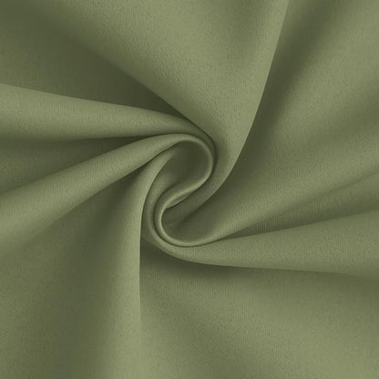 Yakamok 100% Blackout Curtain Panels 63 inches Cold and Light Blocking Drapes - Image 3